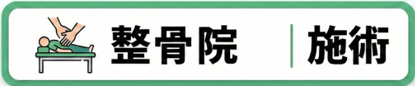 交通事故後のむちうちや腰痛に対する整骨院での施術イラスト